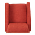 Recliner Orange Fabric