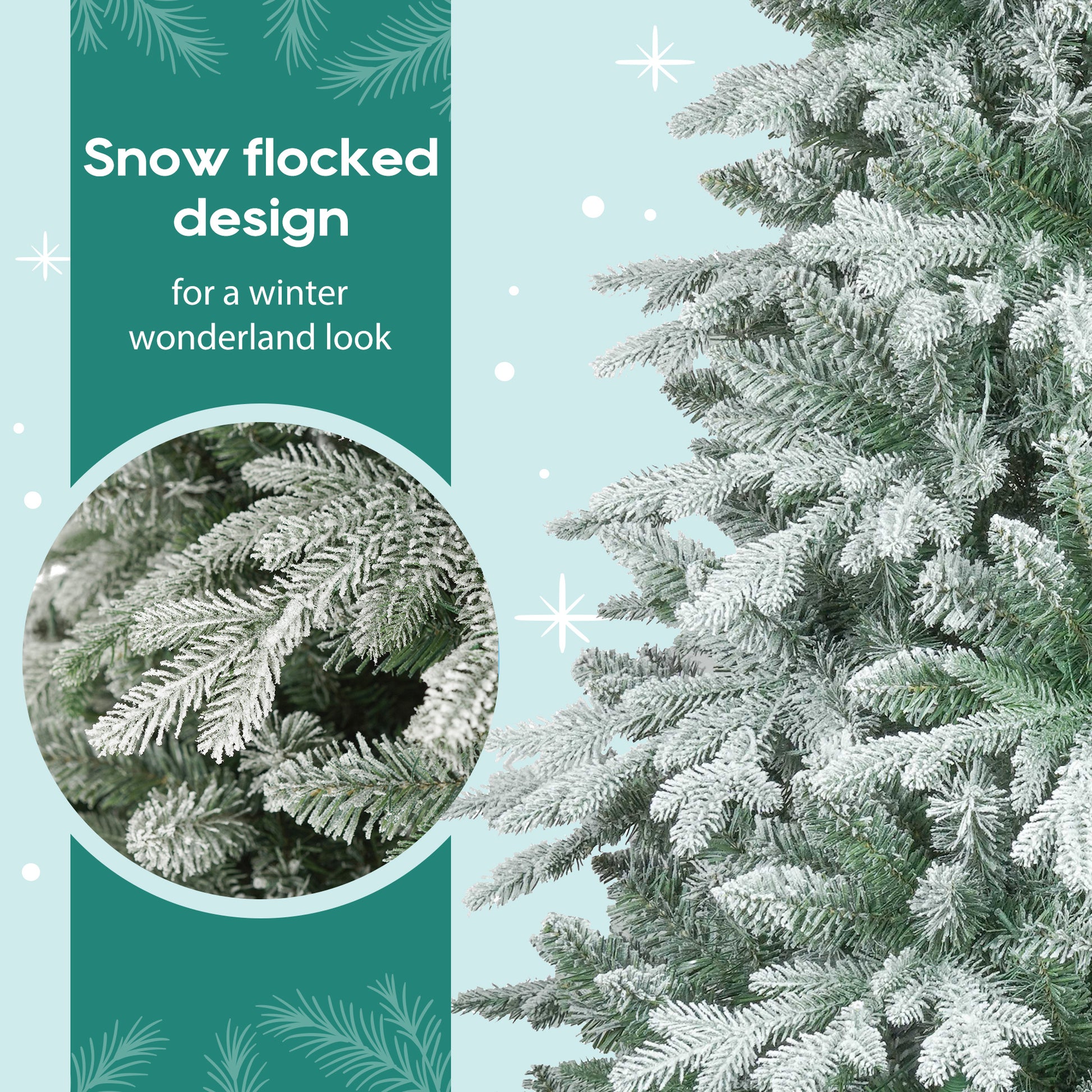 7Ft Lighted Artificial Christmas Tree With Wreath Set Of 2Christmas Tree Holiday Decoration, Creative Decorated Trees, Xmas Tree Christmas Decorations For Christmas Green Pvc