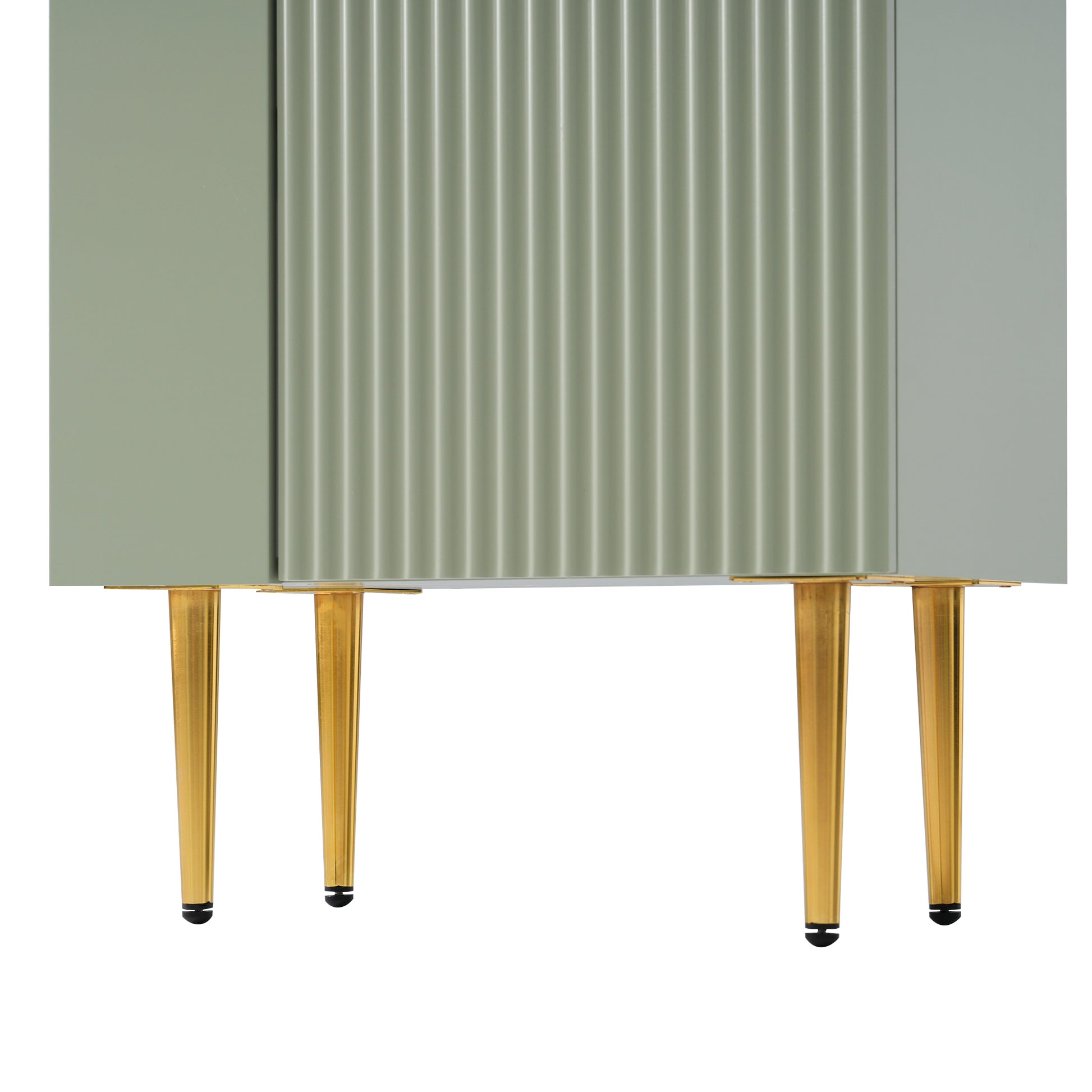 21.6" Green Bathroom Vanity, Combo Cabinet, Bathroom Storage Cabinet, Single Ceramic Sink, Left Side Storage Green Bathroom Ceramic Mdf