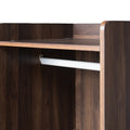 Open Wooden Wardrobe Storage For Bedroom, Brown Brown Particle Board