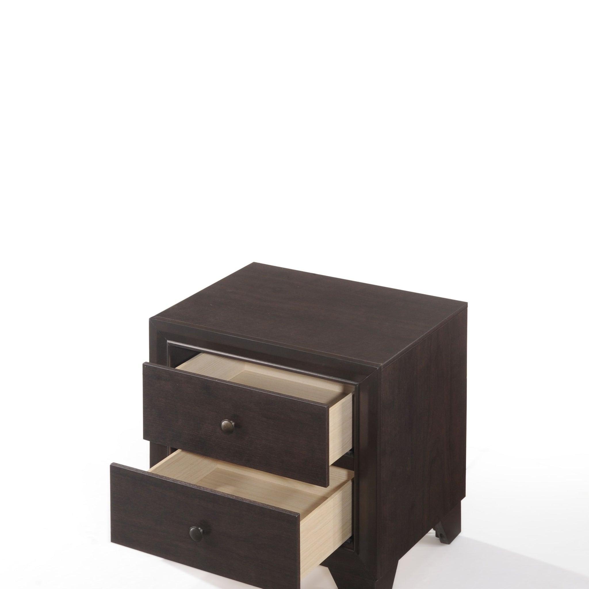 Madison Espresso Finish Nightstand Espresso Synthetic Wood