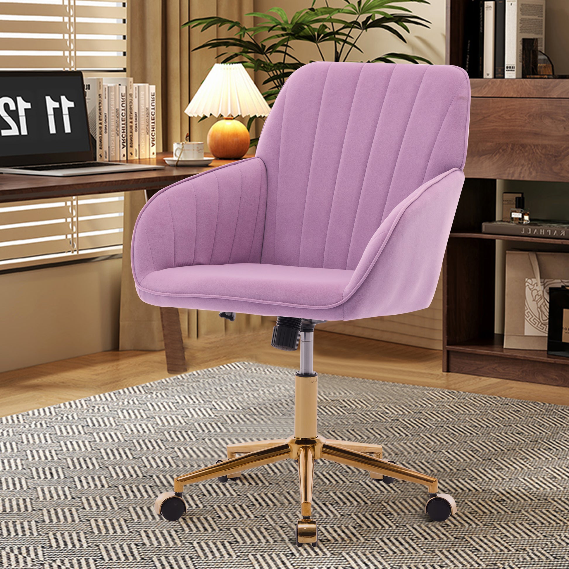 Ty Office Chair Lilac Velvet