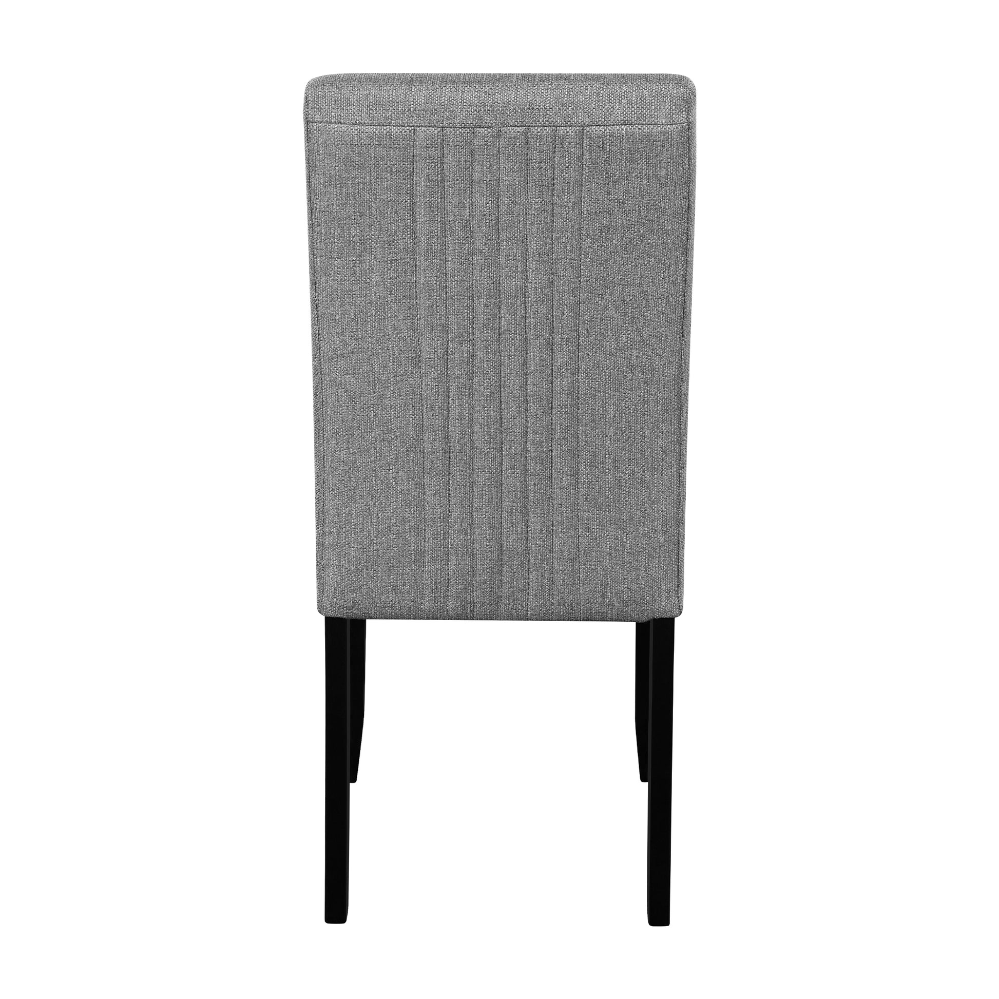 5 Piece Round Dining Table Set, 43 Inch Modern Dining Table And 4 Upholstered Chairs For Dining Room, Kitchen Room, Living Room, Easy Assembly Upholstered Chair Grey Black Dining Room American Design,Farmhouse,Mid Century Modern,Modern Round Round Fabric