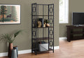 Bookshelf, Bookcase, Etagere, 4 Tier, 62