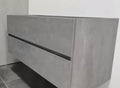 23.5'' Vanity Base Only, Wall Mounted Bathroom Vanity Base Only In Ash Gray, No Countertop Included Gray Melamine