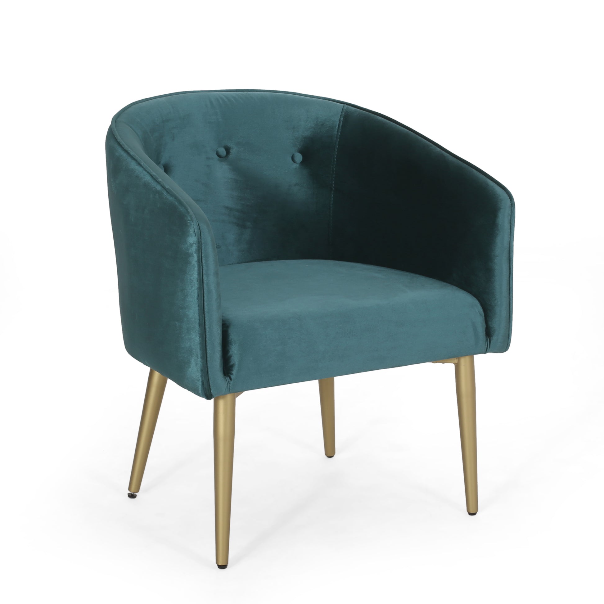 Dining Arm Chair Teal Velvet