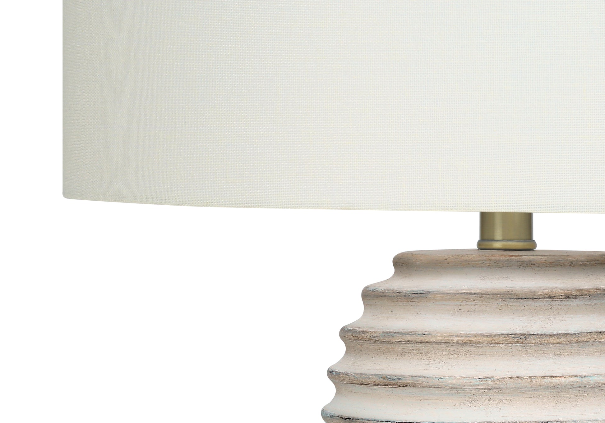 Lighting, 28"H, Table Lamp, Cream Resin, Ivory Cream Shade, Transitional Cream Polyresin