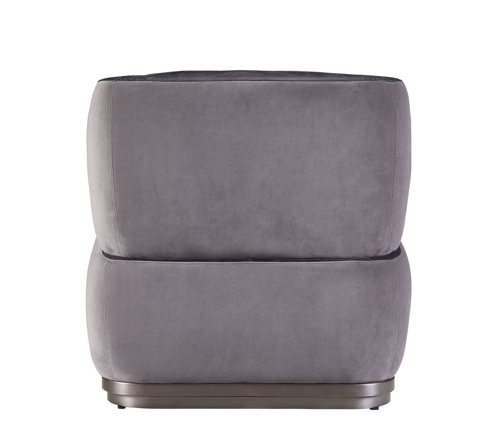 Antique Slate And Grey Accent Chair Grey Black Primary Living Space Glam Genuine Leather