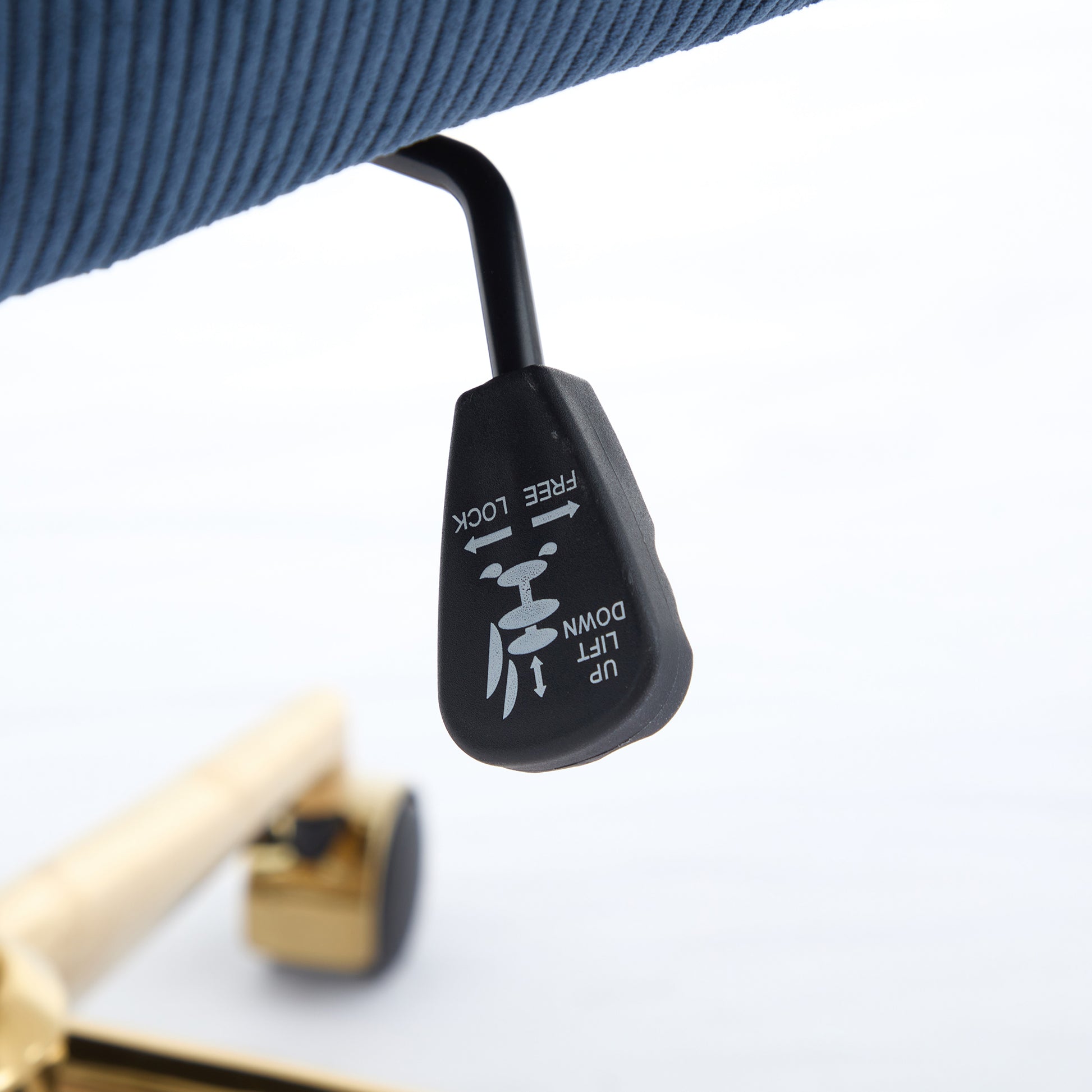 Ts Office Chair Blue Corduroy