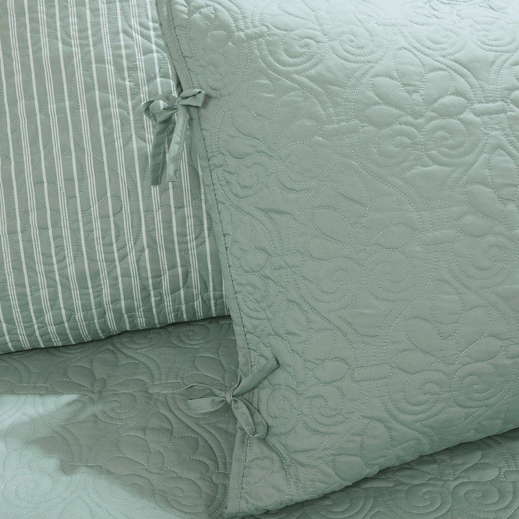 6 Piece Reversible Daybed Cover Set Seafoam Daybed Seafoam Cotton