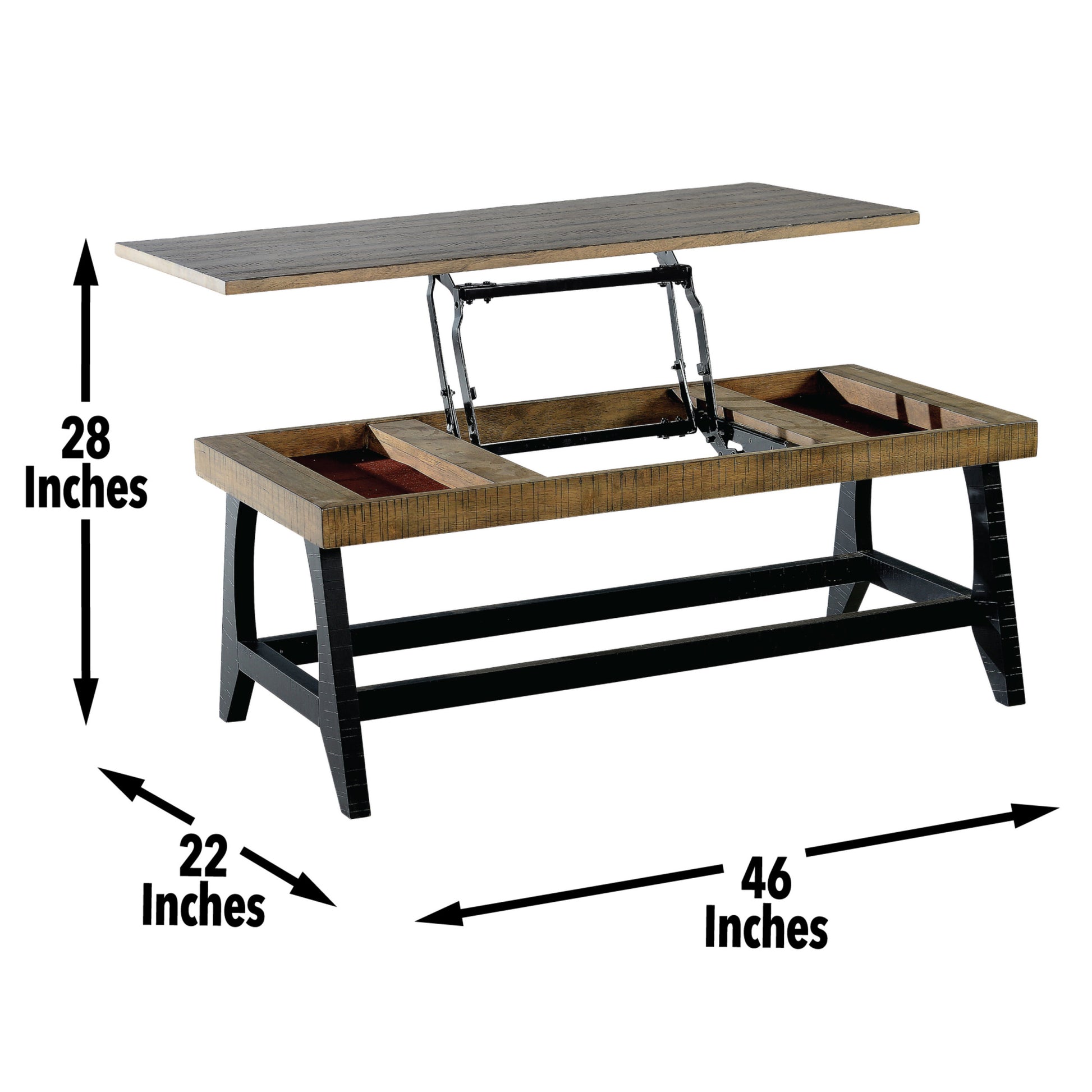 Ralston 3 Piece Occasional Table Set Brown Brown Wood