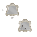 Bently Mirror, Champagne Finsih Bd02291 Champagne Fabric