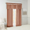 Twist Tab Lined Window Curtain Panel Only 1 Pc Panel Spice Polyester