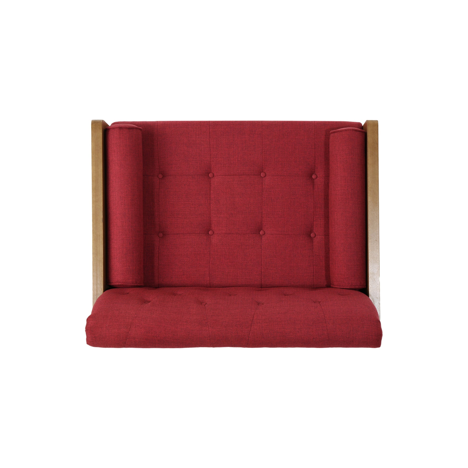 Club Chair Red Fabric