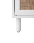 Accent Storage Cabinet, Suitable For Living Room, Bedroom, Dining Room, Study White Mdf