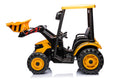 24V Kids Ride On Tractor, Kids' Ride On Car Toys Battery Powered Excavator Electric Vehicles With Trailer, Digger For Toddlers Yellow Yellow Plastic