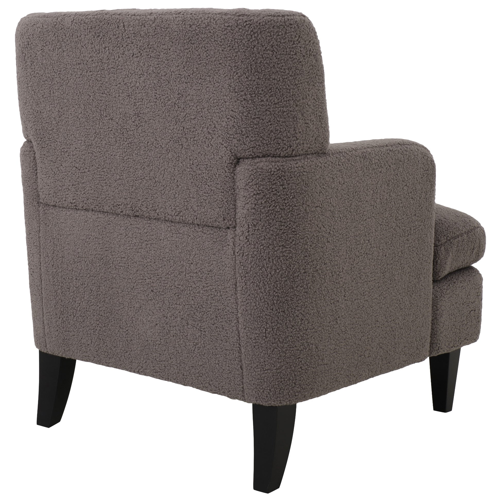 Upholstered Accent Chair Tufted Armchair For Living Room And Bedroom, Russet Brown Brown Birch Foam Teddy