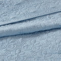 Reversible Bedspread Set Blue King Blue Cotton