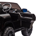 Licensed Lexus Lx600 24V Two Seater Kids Ride On Car W Parents Control,Seat Width 20 Inches,2Wd,Four Wheel Suspension,Bluetooth,Mp3,Music,Adjustable Volume,Power Display,Speeds 1.86 3.11Mph For Kids. Black Polypropylene