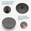 Matte Black Dual Shower Combo System With 10