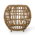 Ottawa Side Table Light Brown Wicker