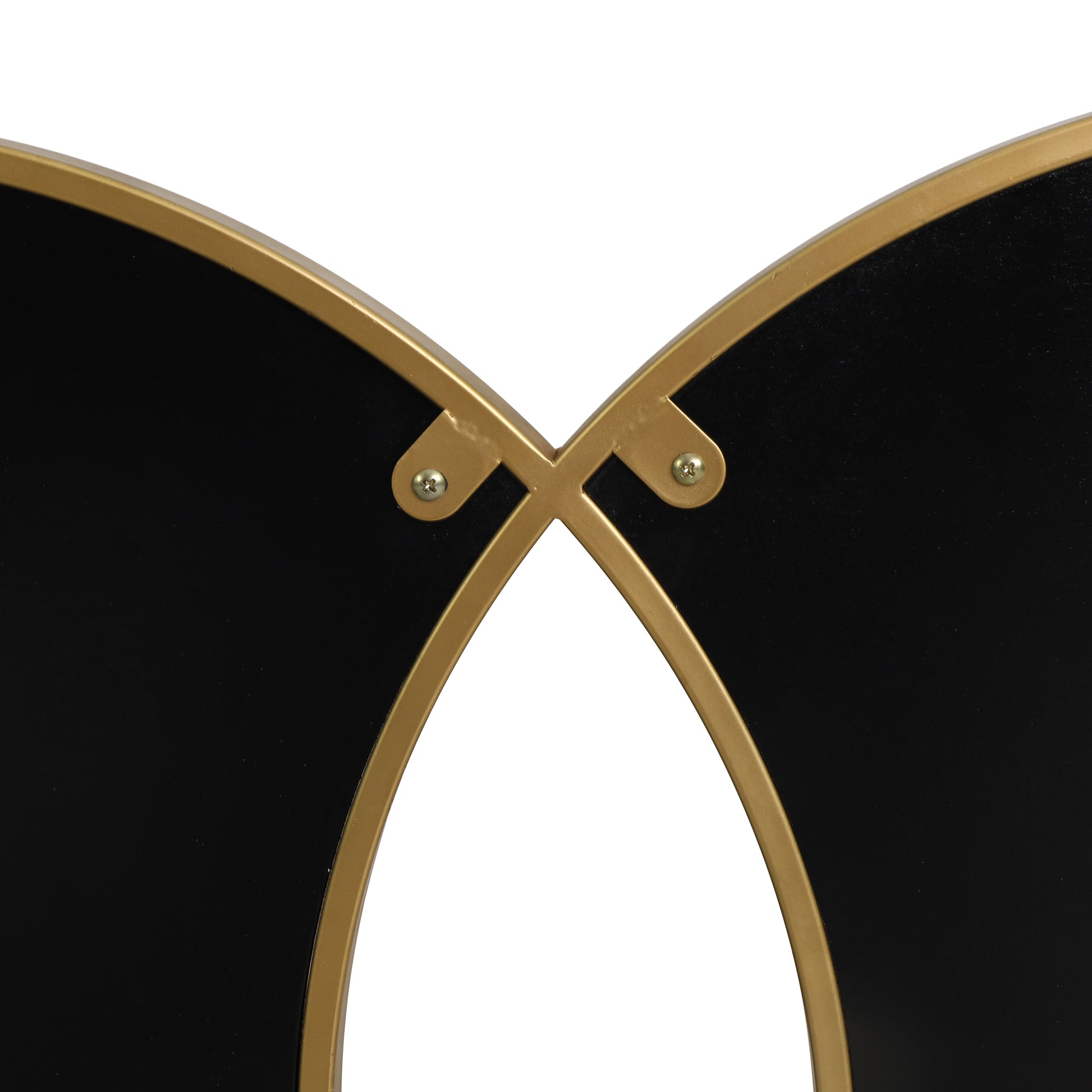 Wall Mirror Gold Iron