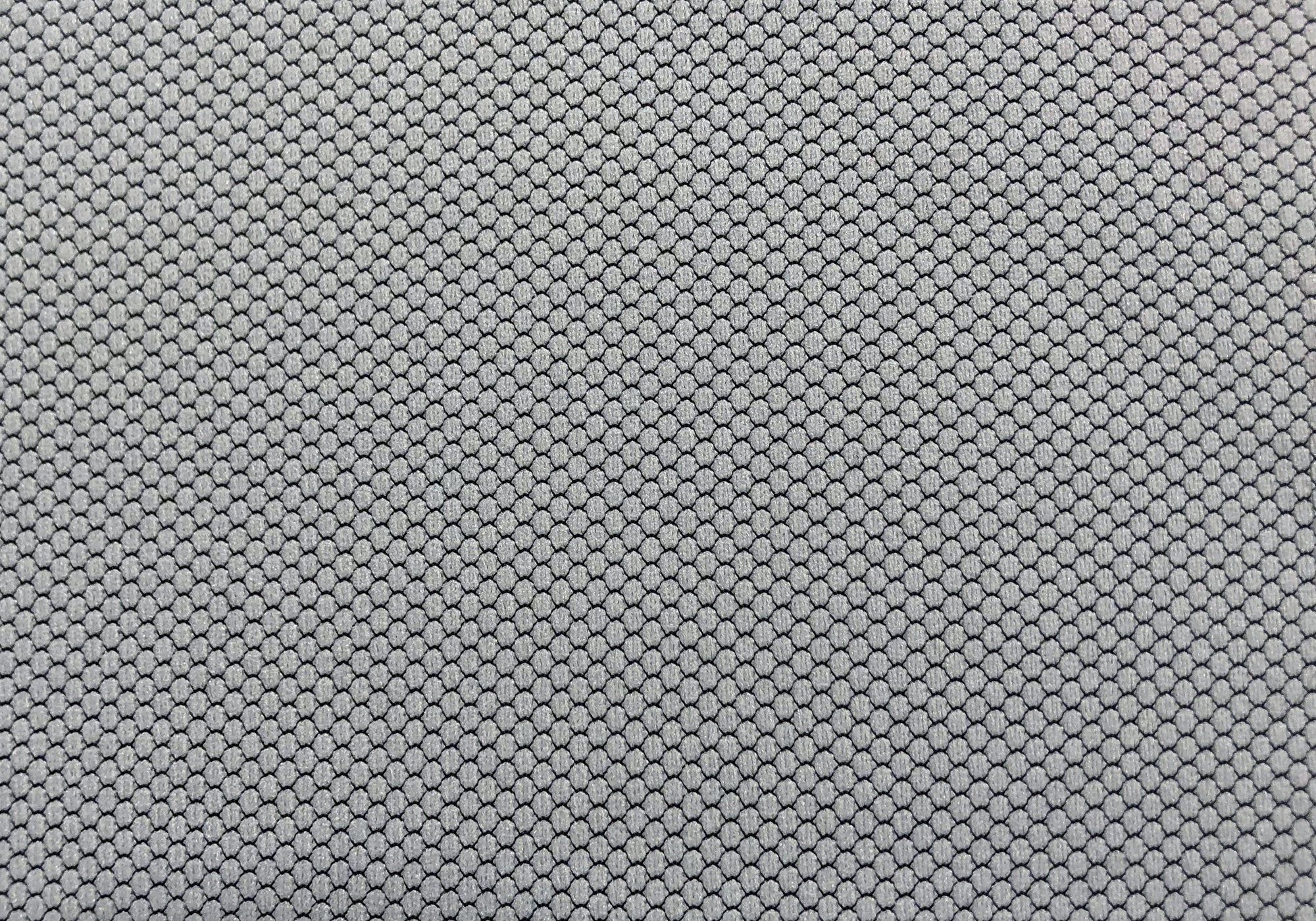 Office Chair, Adjustable Height, Swivel, Ergonomic, Armrests, Computer Desk, Work, Grey Mesh, White Metal, Contemporary, Modern White Foam Polyester