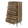 5 Drawer Chest Spacious And Stylish Chest Of Drawers, Dresser For Bedroom, Closet, Hallway, 23.6