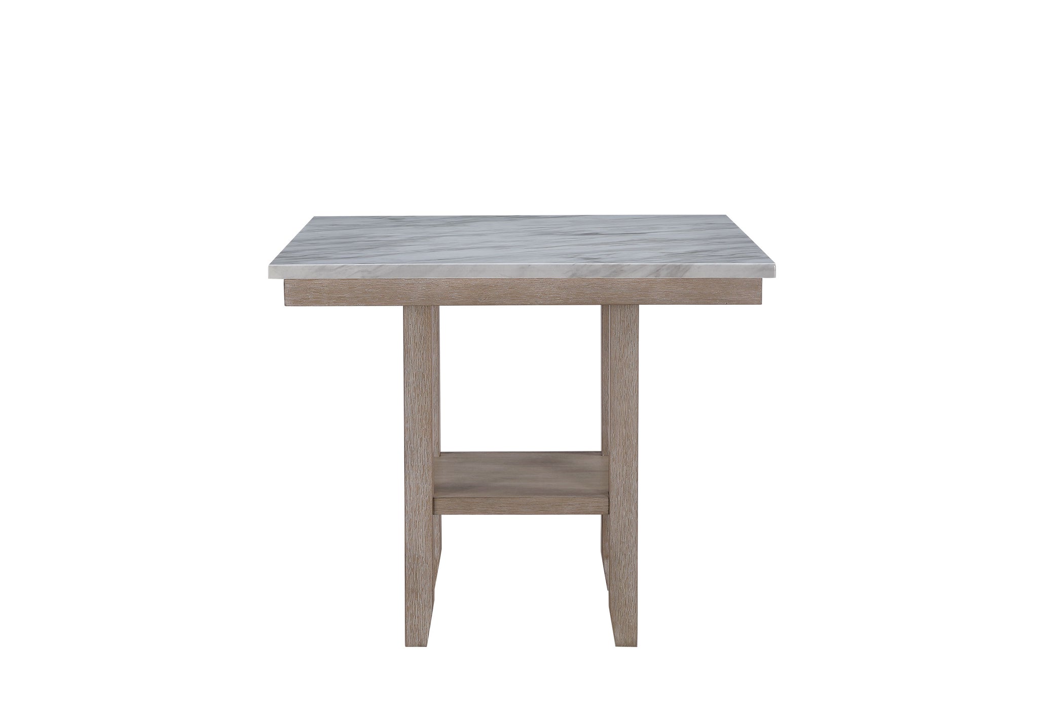 Claui Natural Bar Table Natural Solid Wood Mdf