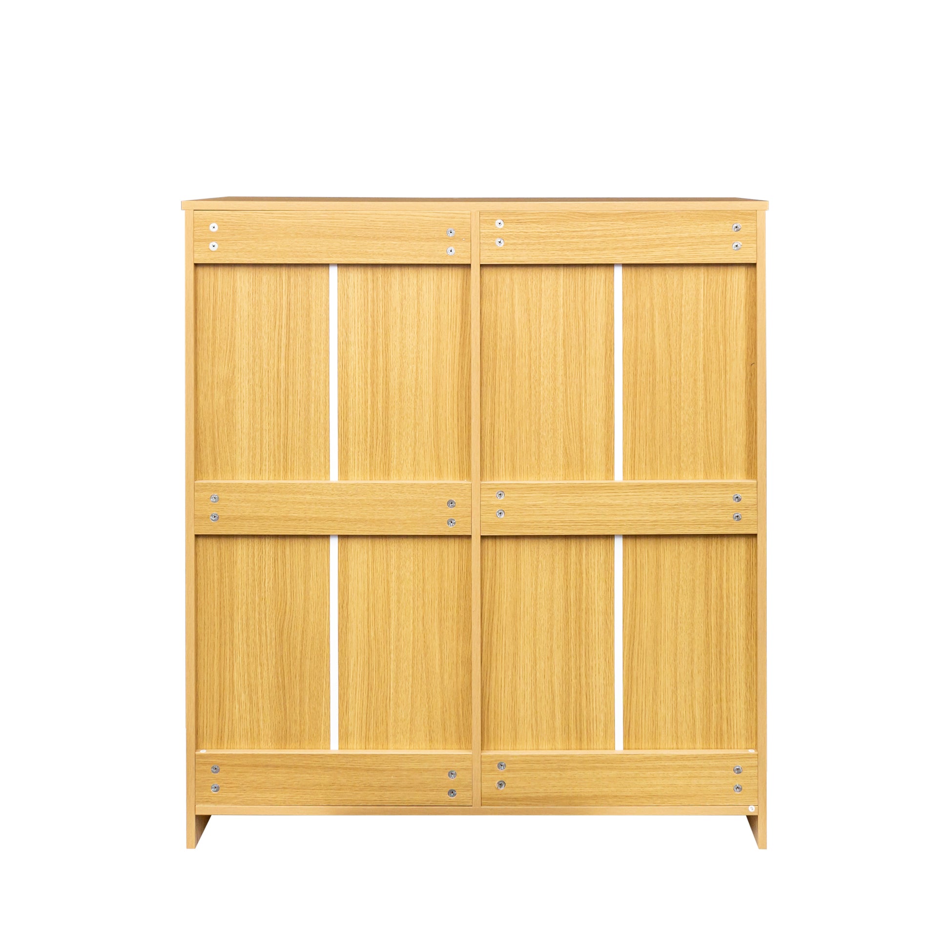 Storage Cabinet, Rattan Cabinet With 2 Adjustable