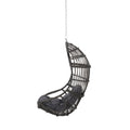 Berkshire Hanging Chair With 8Ft Chain Gray Fabric