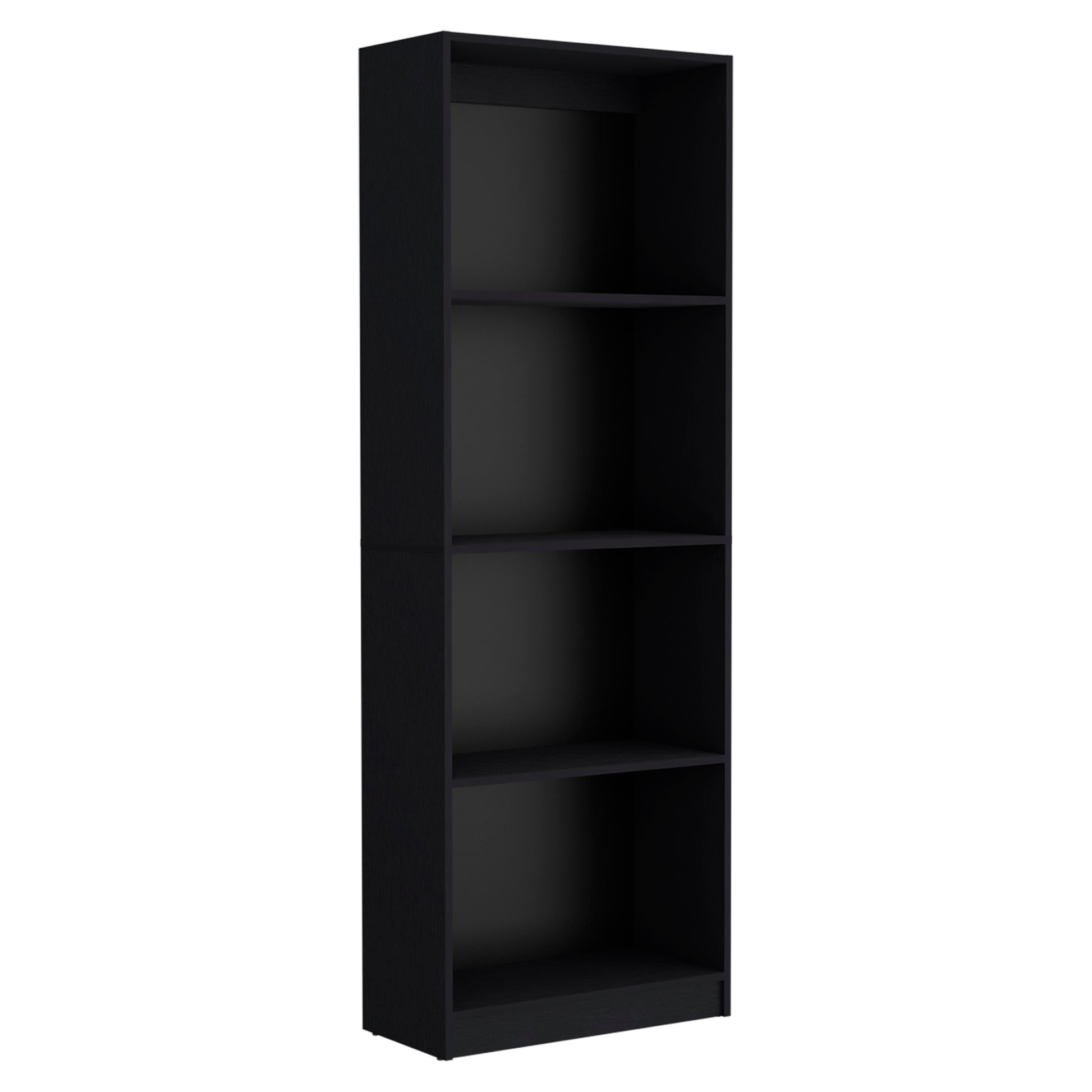 Poole 3 Piece Home Bookcase Set, 67" Wide With 12 Shelves And Two Door Cabinetliving Room Set Set Black 5 Or More Shelves Matte Black Office Open Storage Space Modern Particle Board