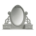 Flora Jewelry Mirror, Gray Finish Bd02206 Gray Mirror