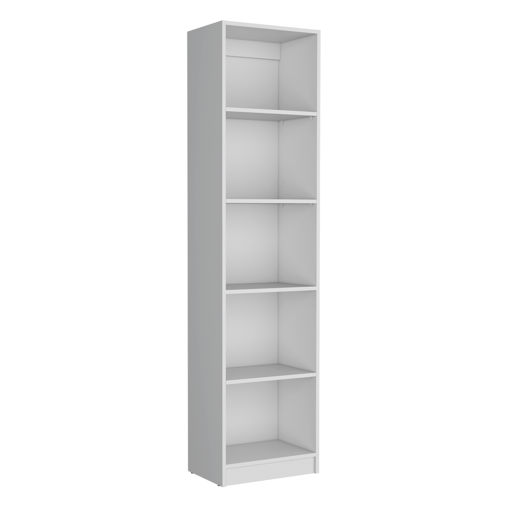 Kenyon 2 Piece Home Bookcase Set, 42" Wide With 10 Shelves, Living Room Set White White Particle Board