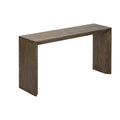 Modern Style Console Table Made Of Paulownia Solid Wood Veneer,Suitable For Foyer, Living Room, Or Entryway. Natural Mdf