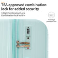 Pp Luggage Sets 3 Piece 20 24 28 , Expandable Carry On Luggage With Tsa Lock Airline Approved, Pp Materials Hard Shell And Lightweight Suitcase With Spinner Wheels Mint Green Mint Green Polypropylene