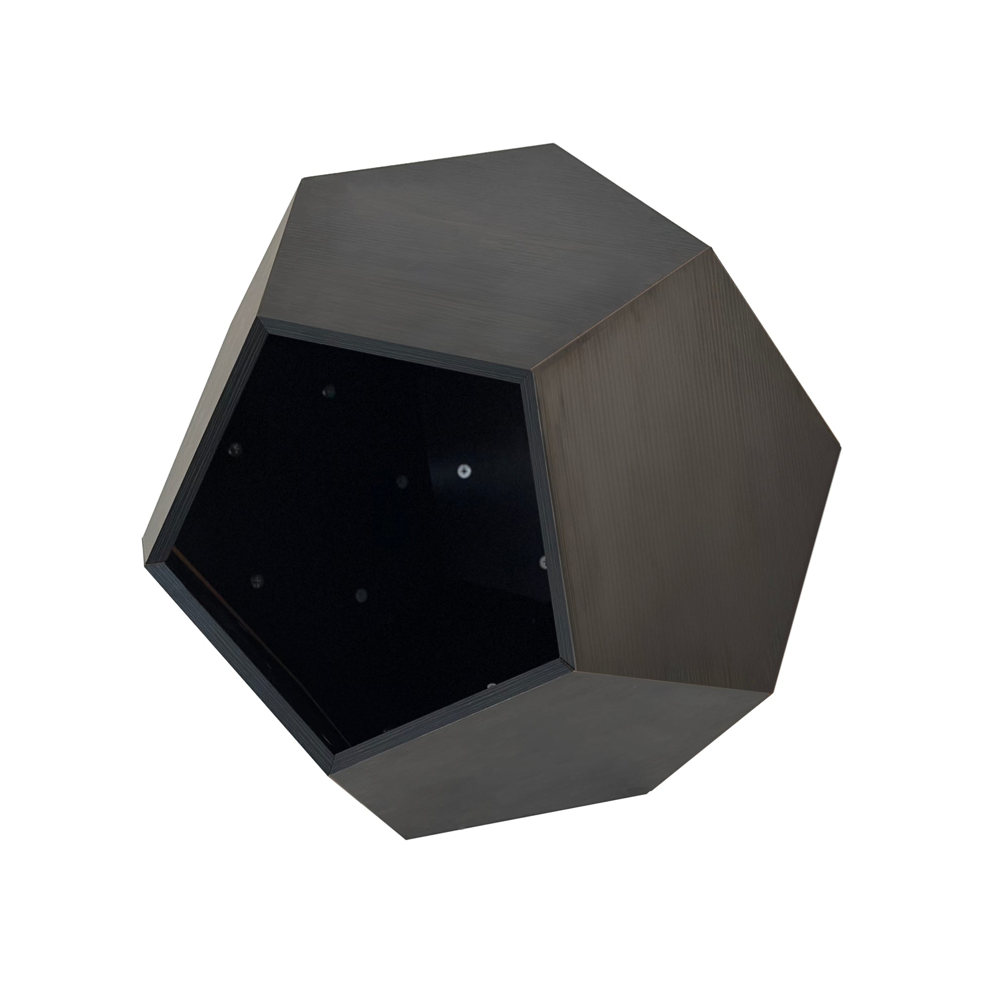 25.98'' Modern Pet Furniture Cat Litter, Sofa Side Table, Planter Mdf Multifunctional Furniture, Burmese Sumac Black Brown Mdf