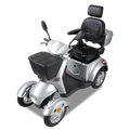 Xl3D4L Electric Mobility Recreational Travel Scooter For Adults,Mobility Scooters For Seniors, 4 Wheel Powered Mobility Scooters Silver Abs Pc Abs Pc