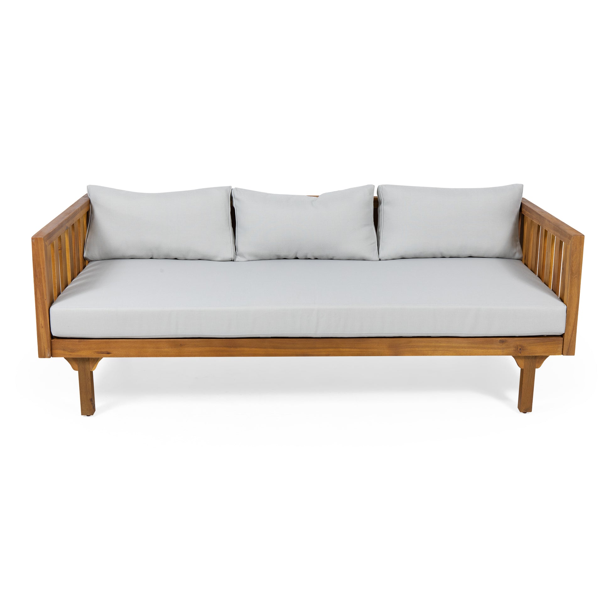 Claremont 3 Seater Daybed Teak Wood Waterproof Fabric