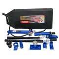 10 Tons Of Portable Hydraulic Equipment Components Black Blue Black Blue Steel