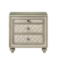 Beige 2 Drawer Nightstand Beige 2 Drawers Bedroom Rectangle Felt Lined Drawers Wood Fabric