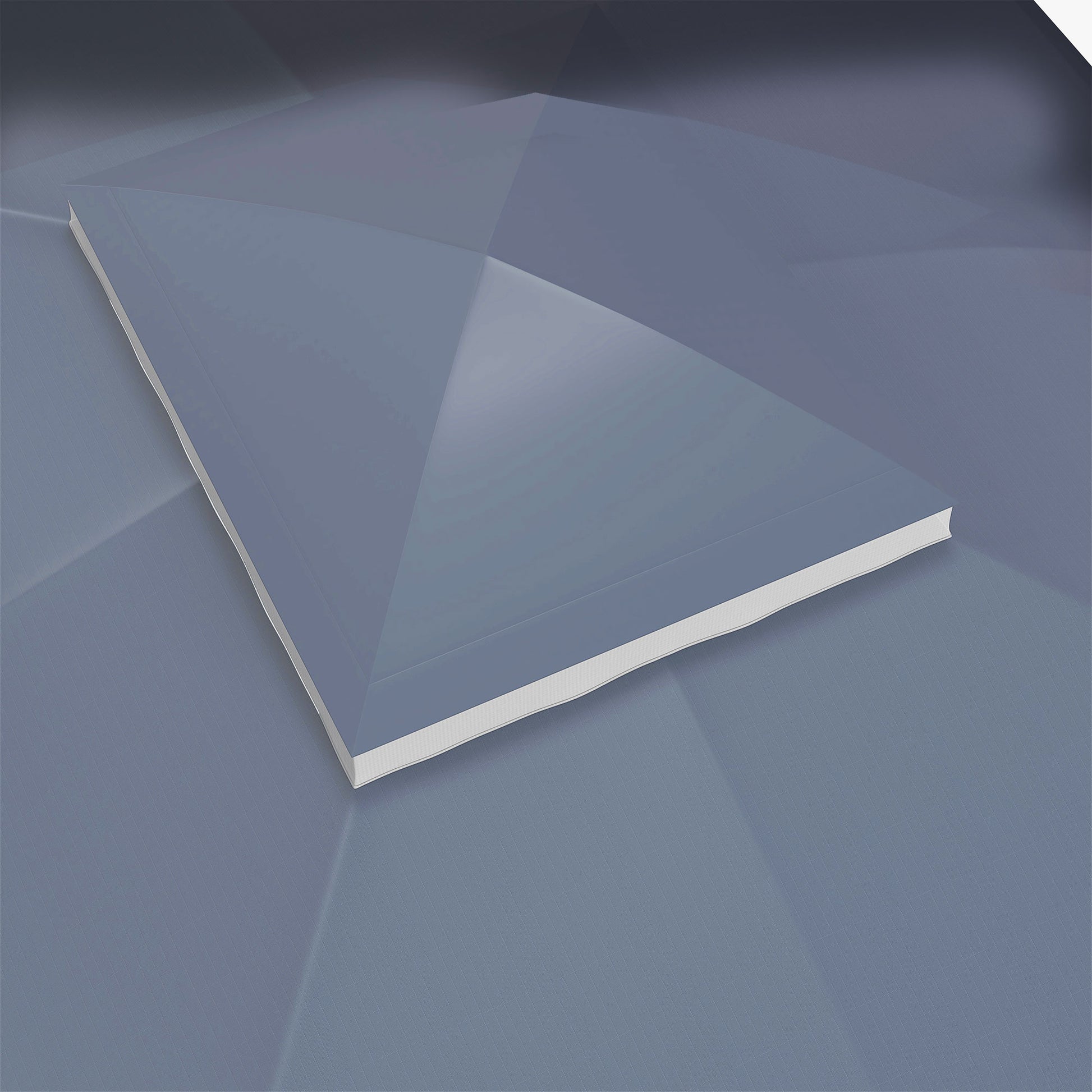 Outsunny 10' X 12' Gazebo Canopy Replacement, 2 Tier Outdoor Gazebo Cover Top Roof With Drainage Holes, Top Only , Dark Blue Blue Polyester