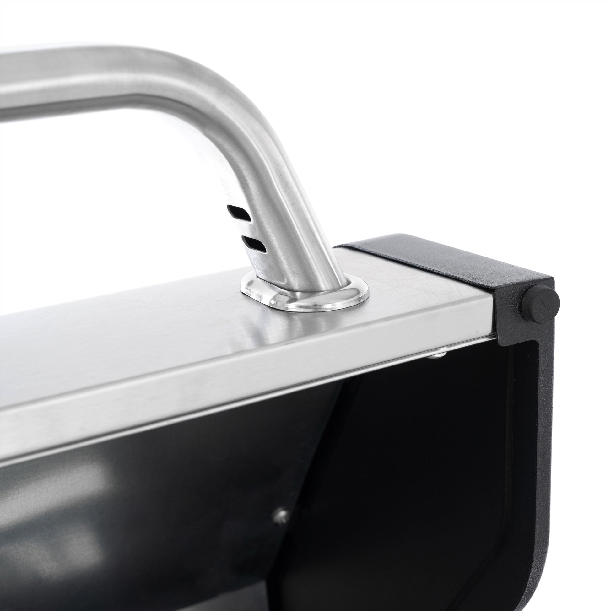 2 2 Multi Function Burner Gas Grill And Griddle Combo With Cover For Outdoor Cooking While Camping Or Tailgating Bbq,Frying,Pizza. Black And Silver Stainless Steel