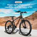 A24299 24 Inch Mountain Bike Bicycle For Adults Aluminium Frame Bike Shimano 21 Speed With Disc Brake Black Aluminium