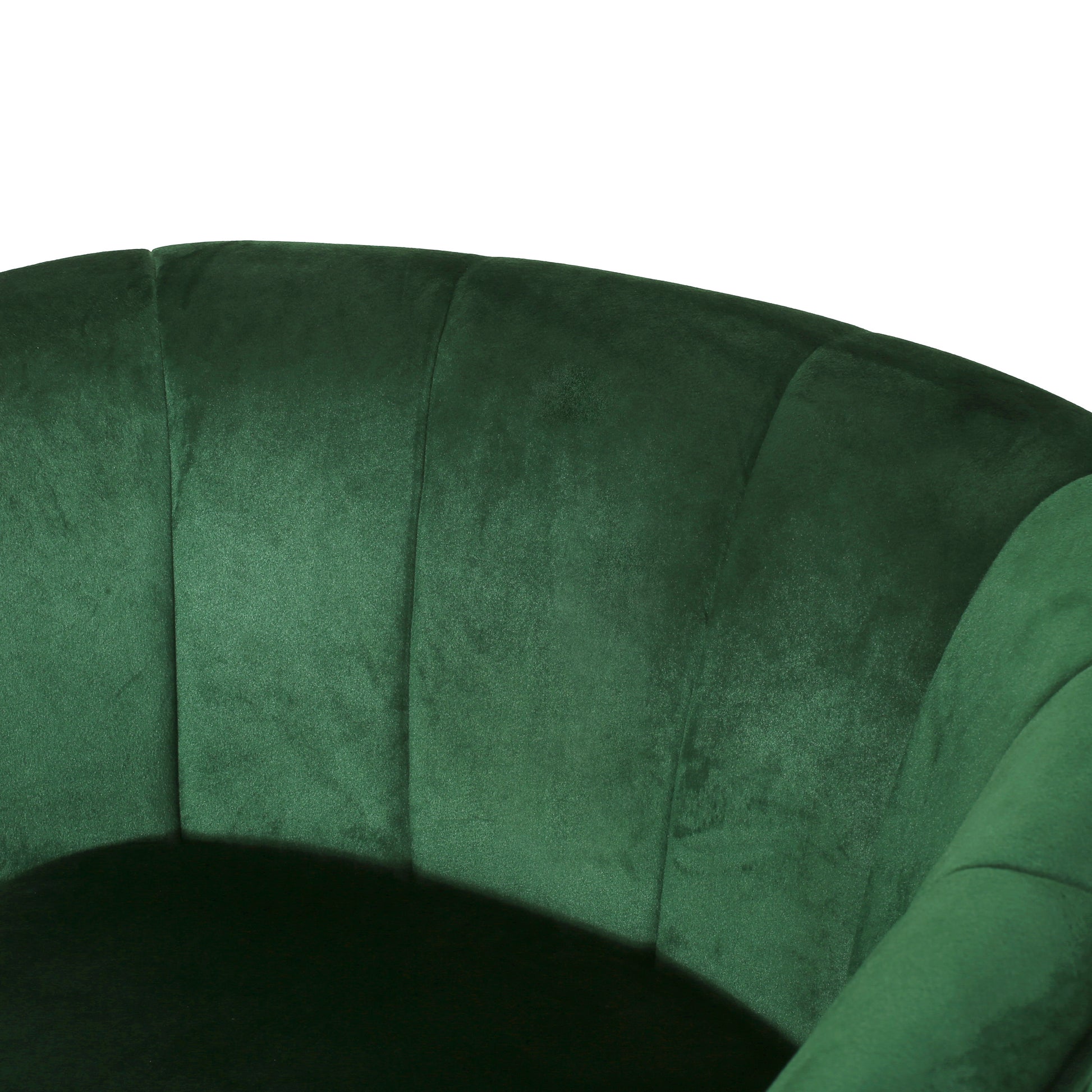 Swivel Arm Chair Emerald Velvet