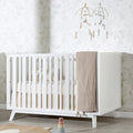 Prague Convertible Crib In White White Wood