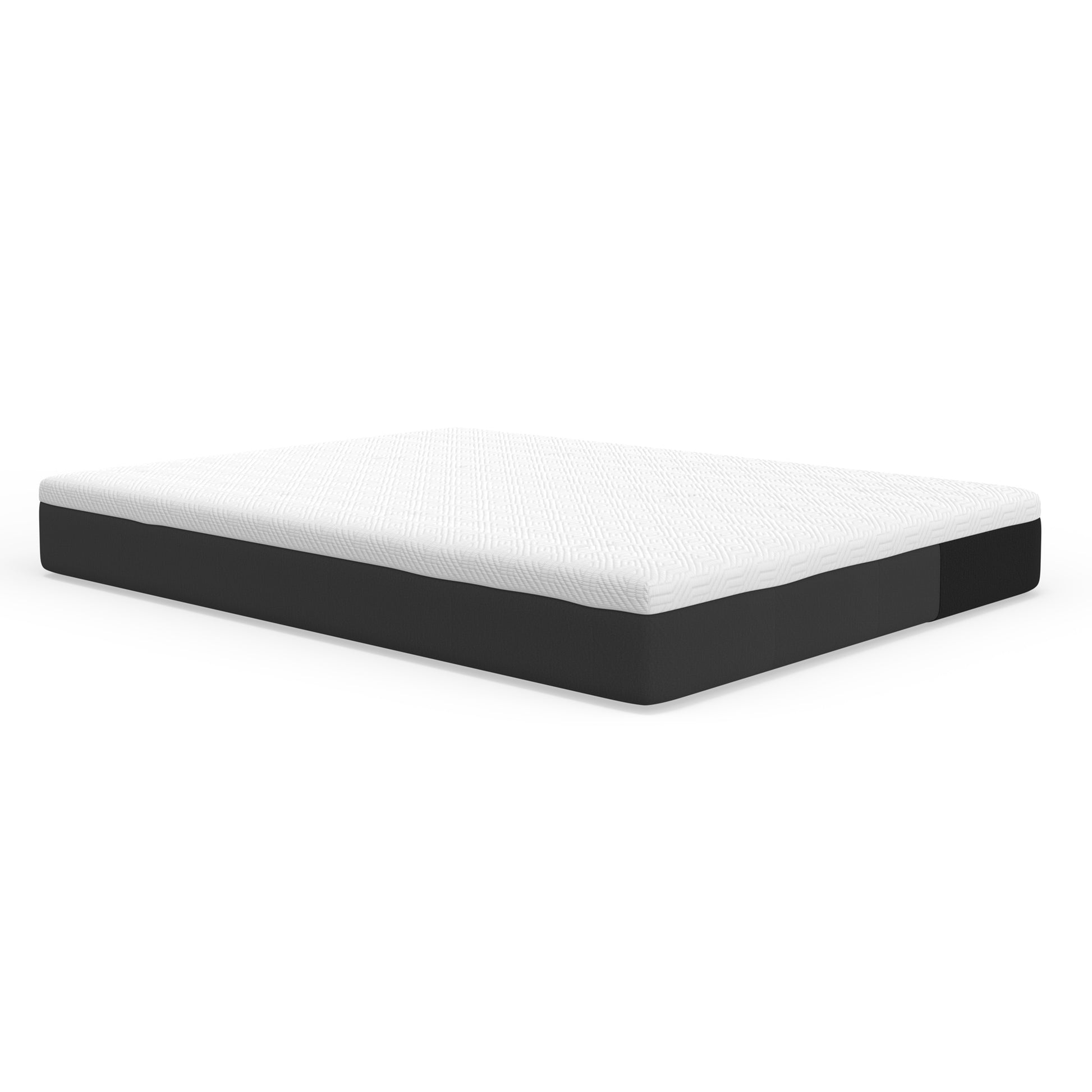 10" Essentials Gel Infused Memory Foam Mattress Twin White Foam Twin