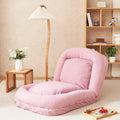 Triple Fold Down Sofa Bed,Pink Pink Metal Cotton Metal