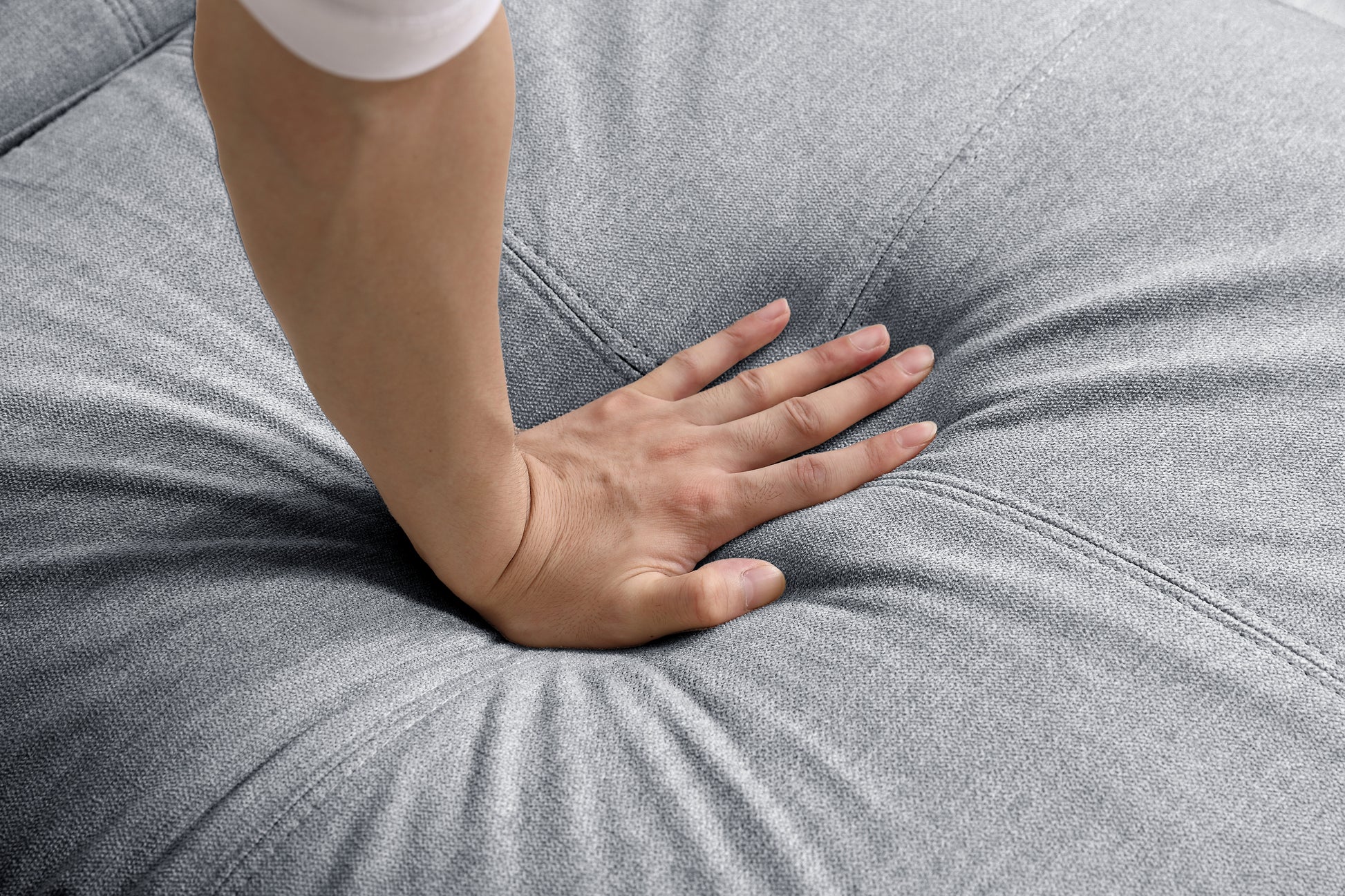 Modern L Shape Modular Sofa, 5 Seat Chenile Sectional Couch Set With 2 Pilows Lncluded, Freely Combinableindoor Funiture For Living Room,Apartment, Office, 3 Colors Light Gray Chenille Metal Primary Living Space Medium Soft Loose Back Modern Poplar Foam