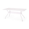 Phoenix Rectangle Table White Aluminium